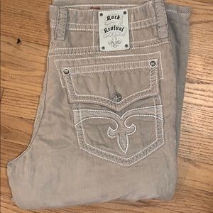 Men’s Rock Revival Jeans Corduroy 38x34